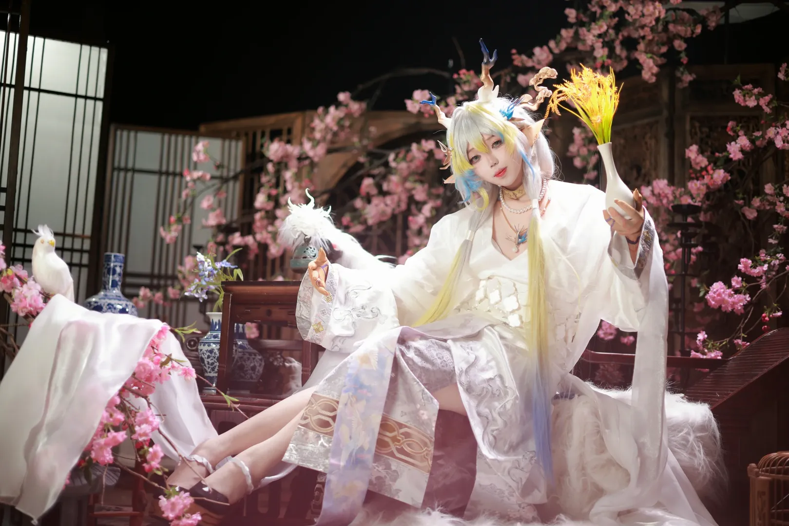古风摄影, 黍cos, 明日方舟, 国风cos, 神女造型