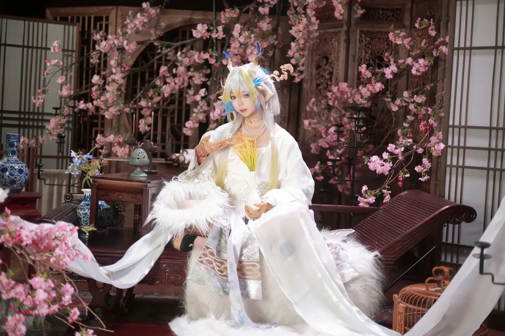 古风摄影, 黍cos, 明日方舟, 国风cos, 神女造型 - 第6张