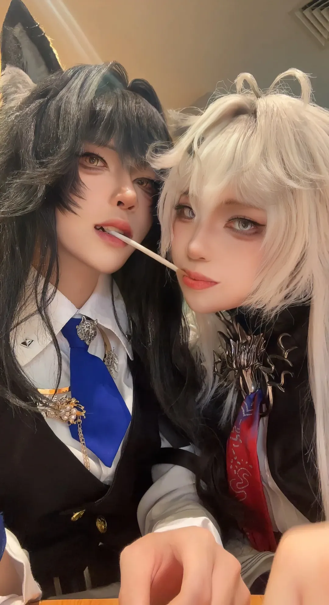 アークナイツ, ラップランドコスプレ, 二次元制服, テキサス コスプレ, 獣耳ファッション - 1枚目