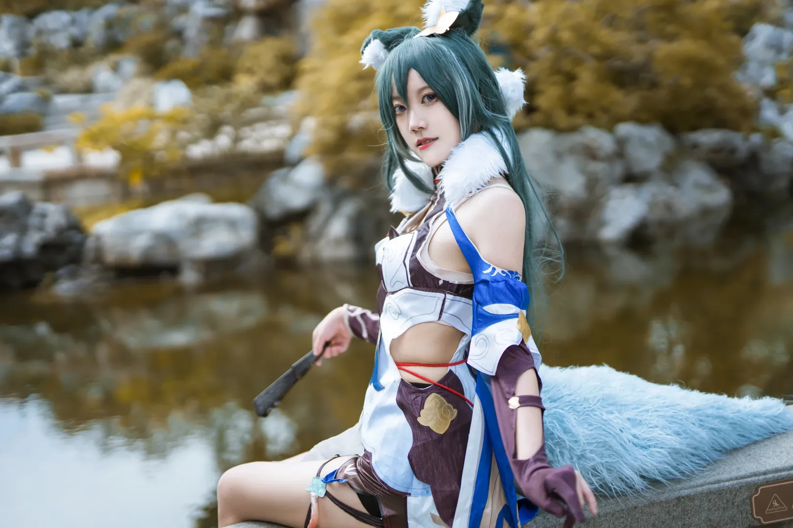 コスプレ, 崩壊：スターレイル, ロケーション撮影, 獣耳コスプレ, 御空 コスプレ - 1枚目