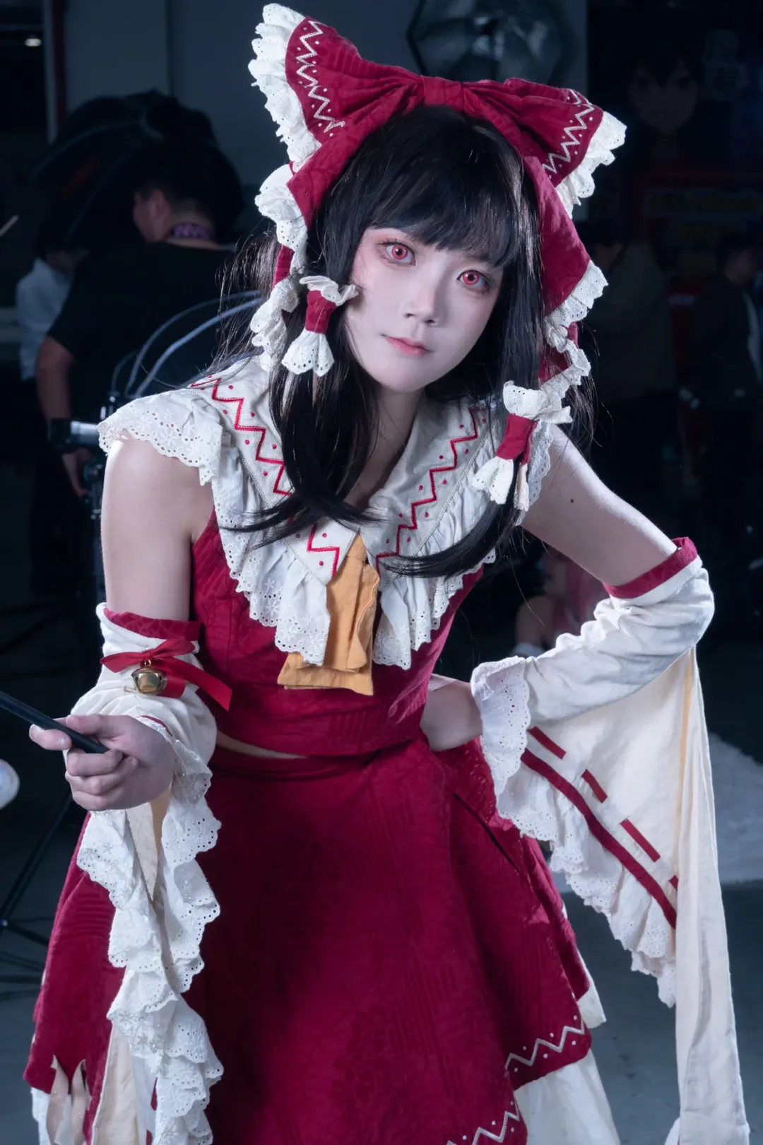 博丽灵梦cos, 东方project, 漫展场照, 二次元cosplay, 苏州漫展