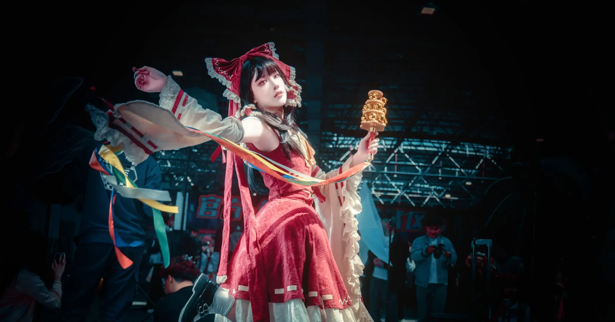 博麗霊夢コスプレ, 東方Project, イベント写真, 二次元コスプレ, 少女祈祷中 - 1枚目