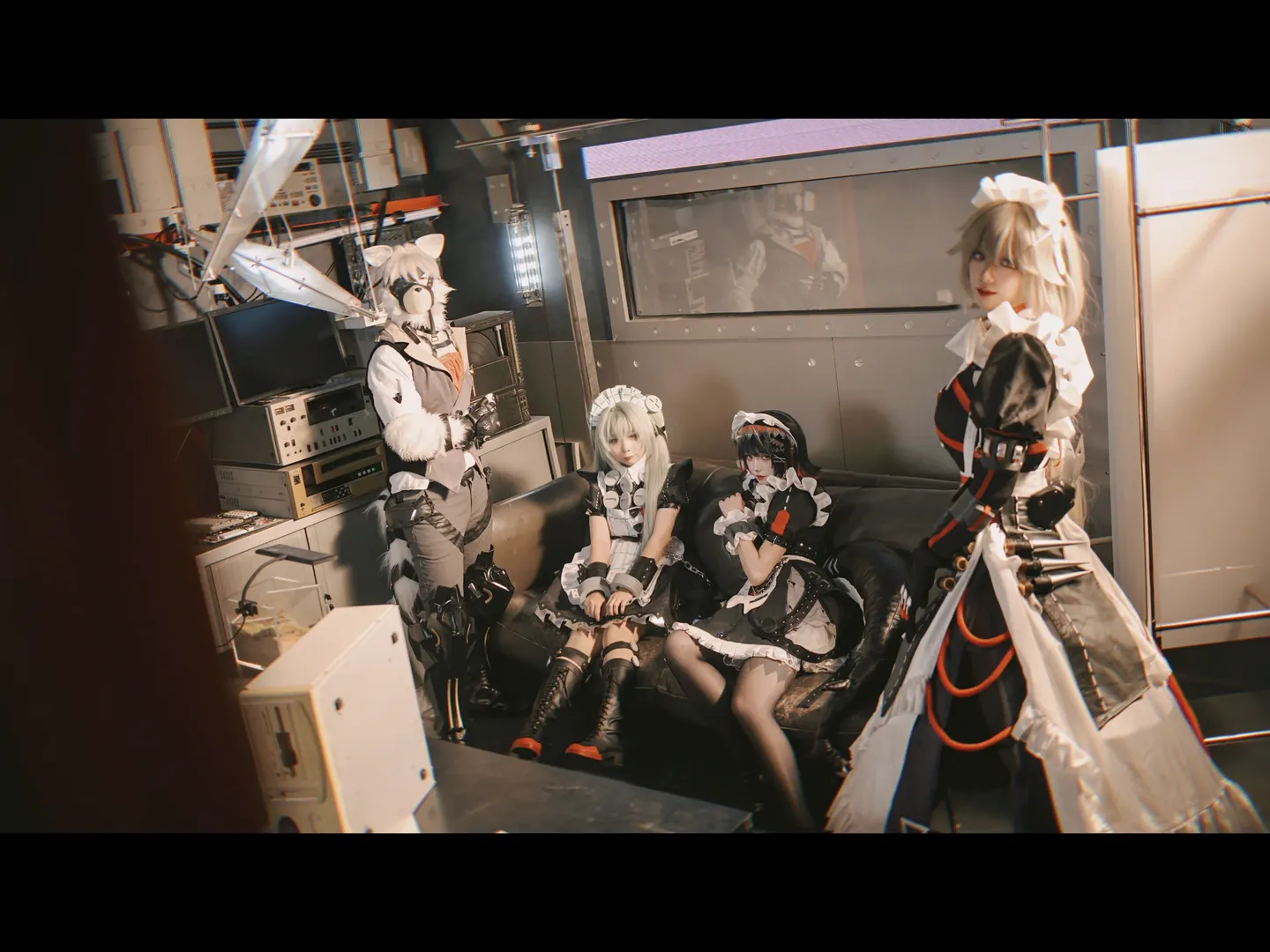 绝区零, 丝袜cosplay, 冯莱卡恩cos, 丽娜可琳艾莲乔cos, 战术女仆cos - 第1张