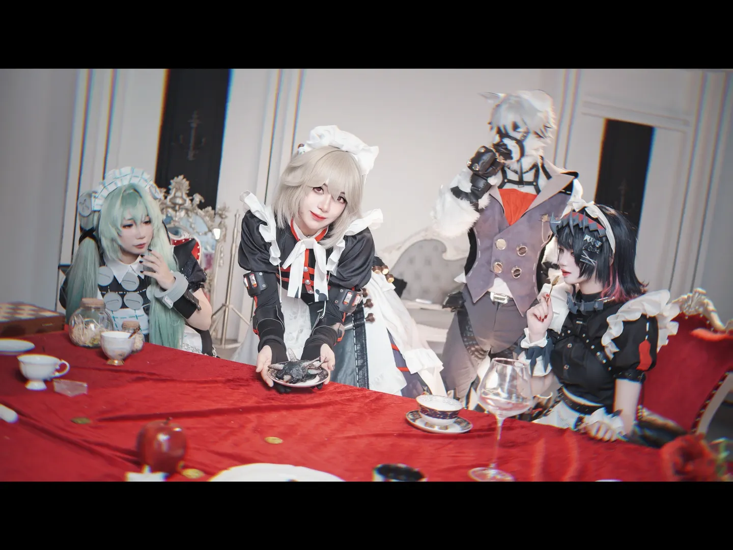 绝区零, 丝袜cosplay, 冯莱卡恩cos, 丽娜可琳艾莲乔cos, 战术女仆cos - 第3张