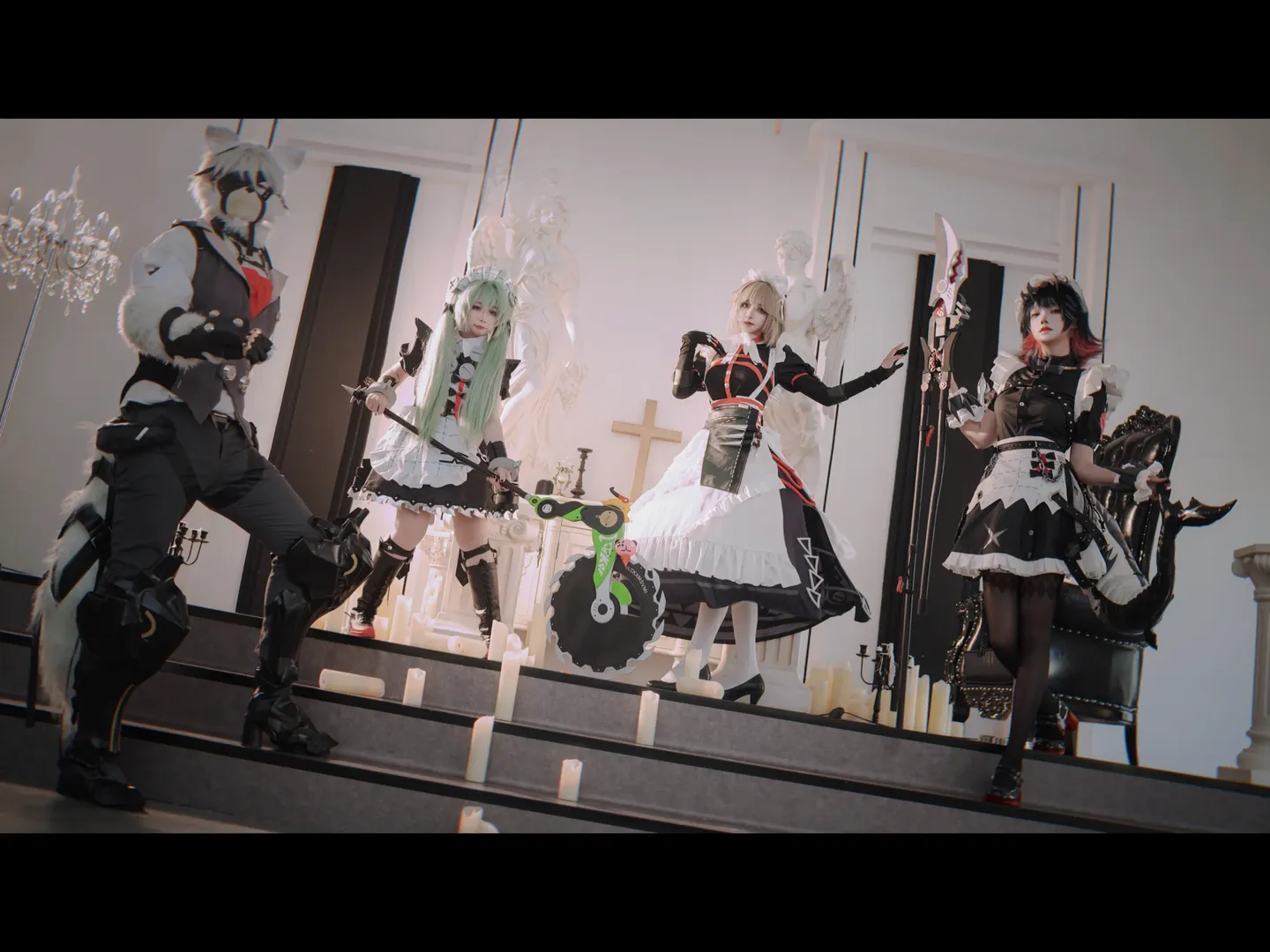 绝区零, 丝袜cosplay, 冯莱卡恩cos, 丽娜可琳艾莲乔cos, 战术女仆cos - 第5张