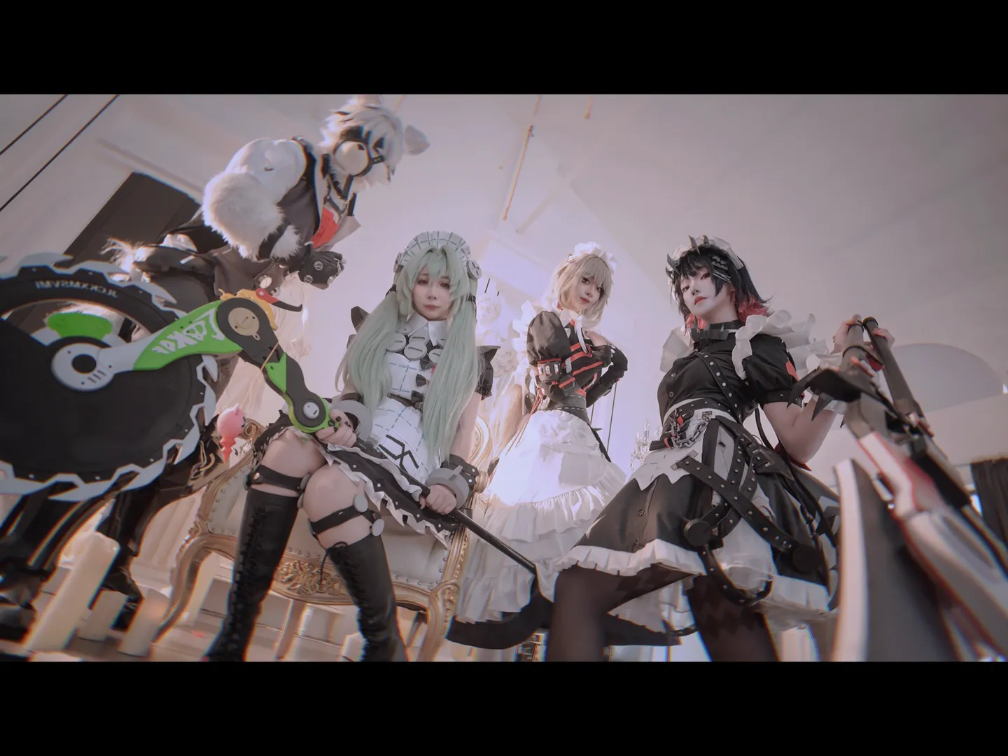 绝区零, 丝袜cosplay, 冯莱卡恩cos, 丽娜可琳艾莲乔cos, 战术女仆cos - 第6张