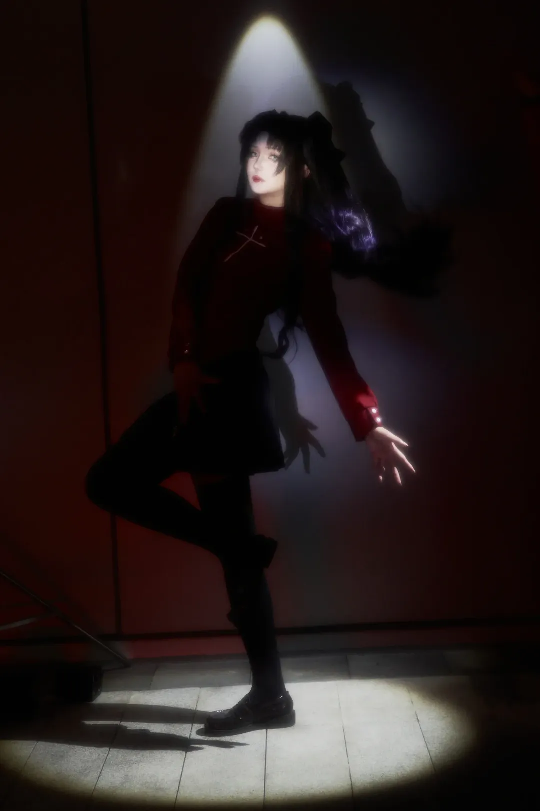 远坂凛cos, fate, 丝袜, cp31场照, 弓凛cp