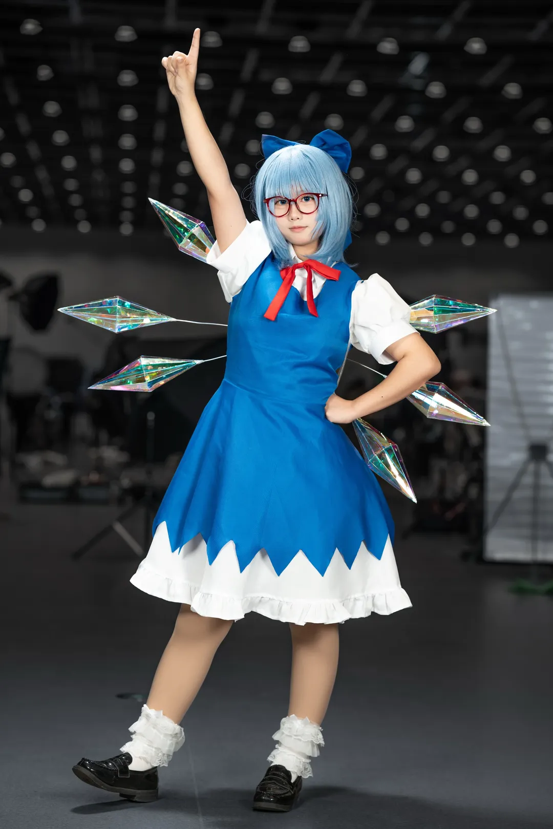 cosplay, 二次元摄影, 东方project, 琪露诺cos, 棱镜道具