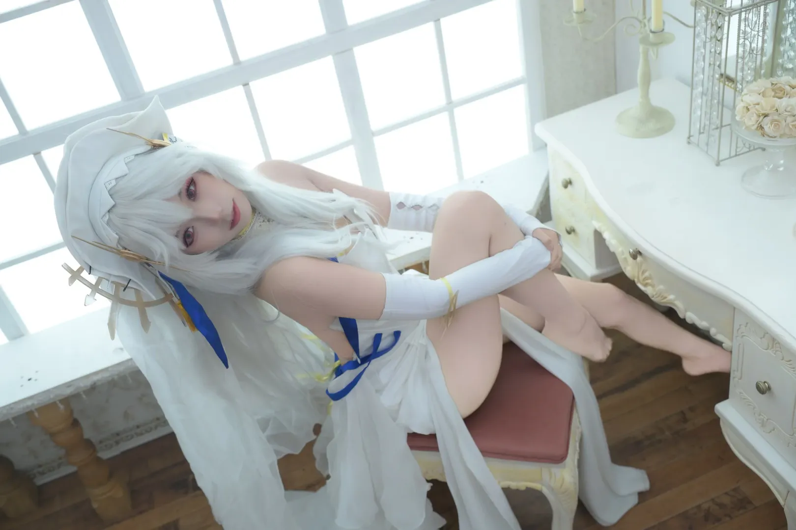 Arknights, Cosplay photography, Specter the Unchained cosplay, Born as One, White Shark Breaking News