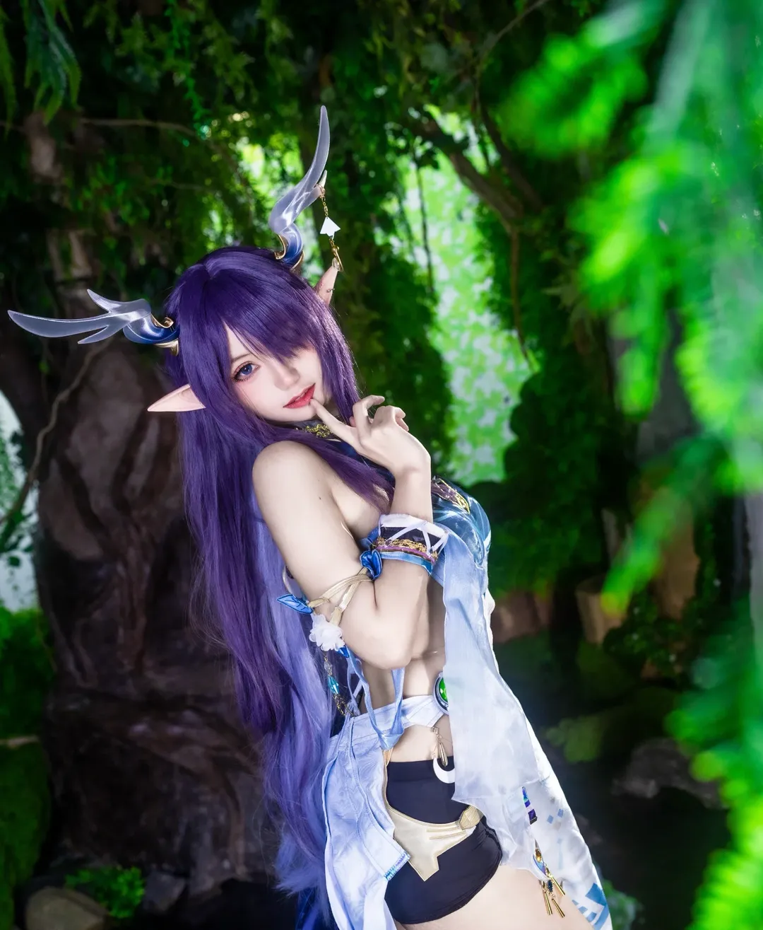 原神, コスプレ撮影, エルフ コスプレ, 森の撮影, ラウマコスプレ - 2枚目