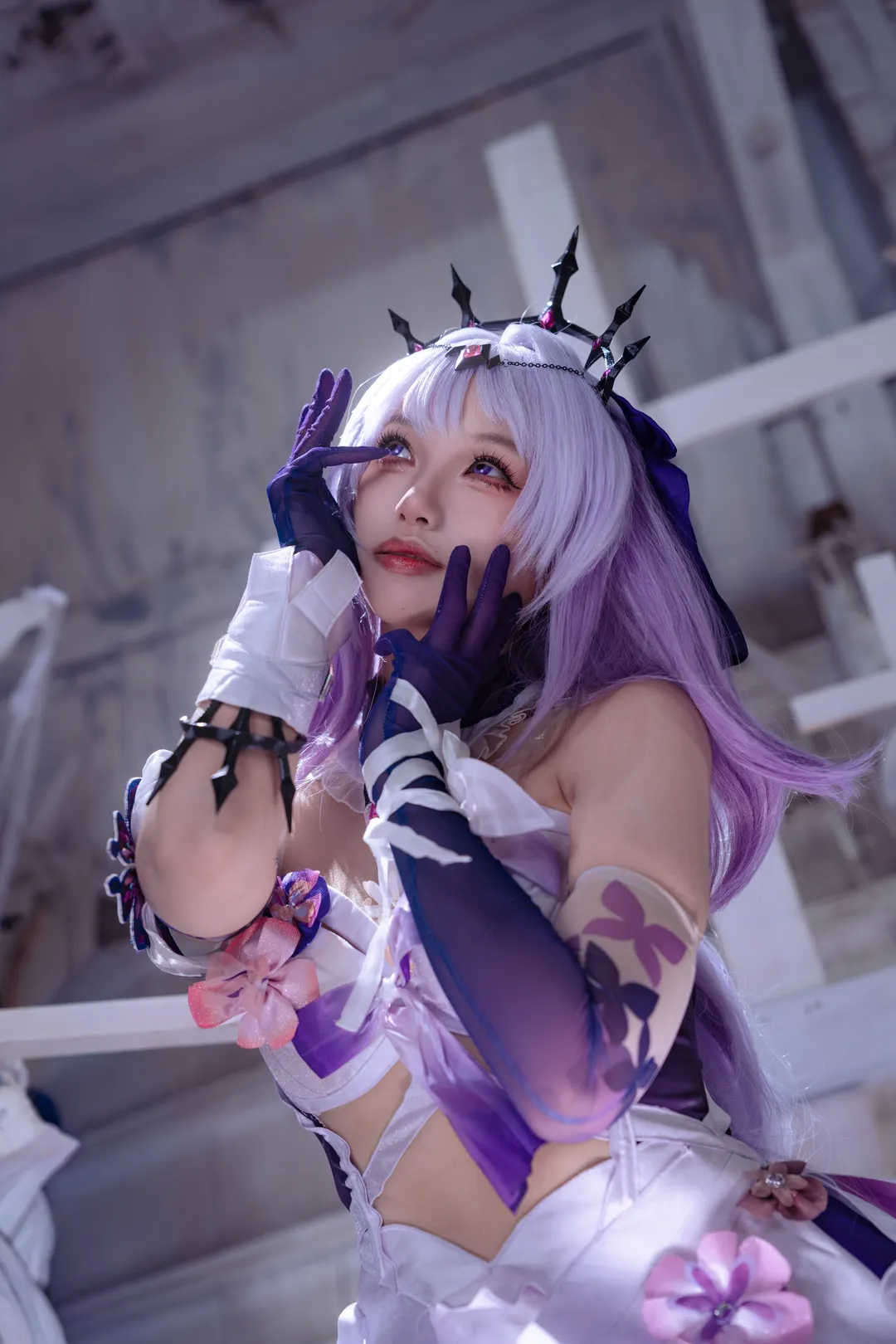 cosplay, 崩坏星穹铁道, 哥特风, 遐蝶cos, 废墟摄影