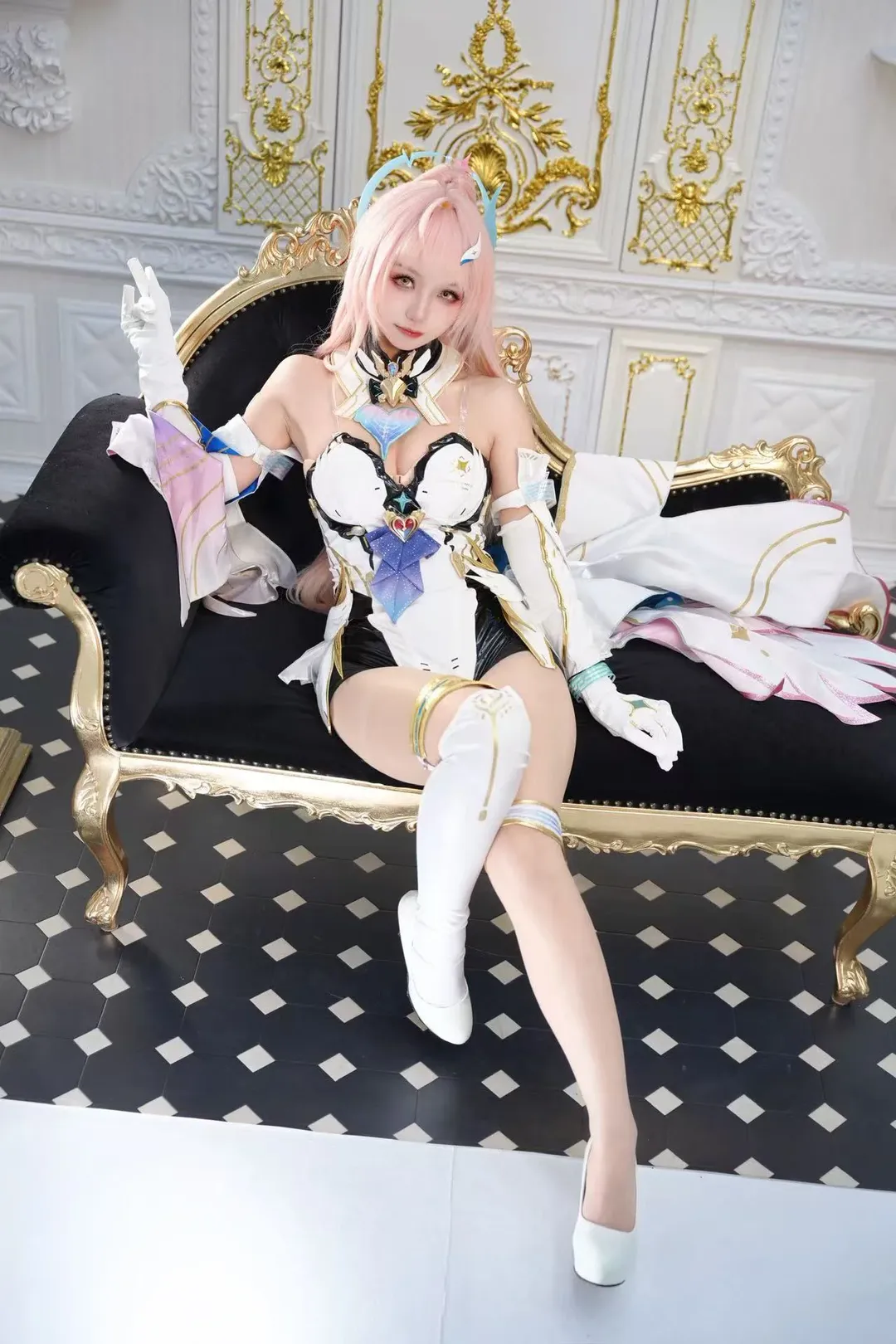 Wuthering Waves, Aemeath Cosplay, Honkai: Star Rail, Tall boots, European court style - Image 1