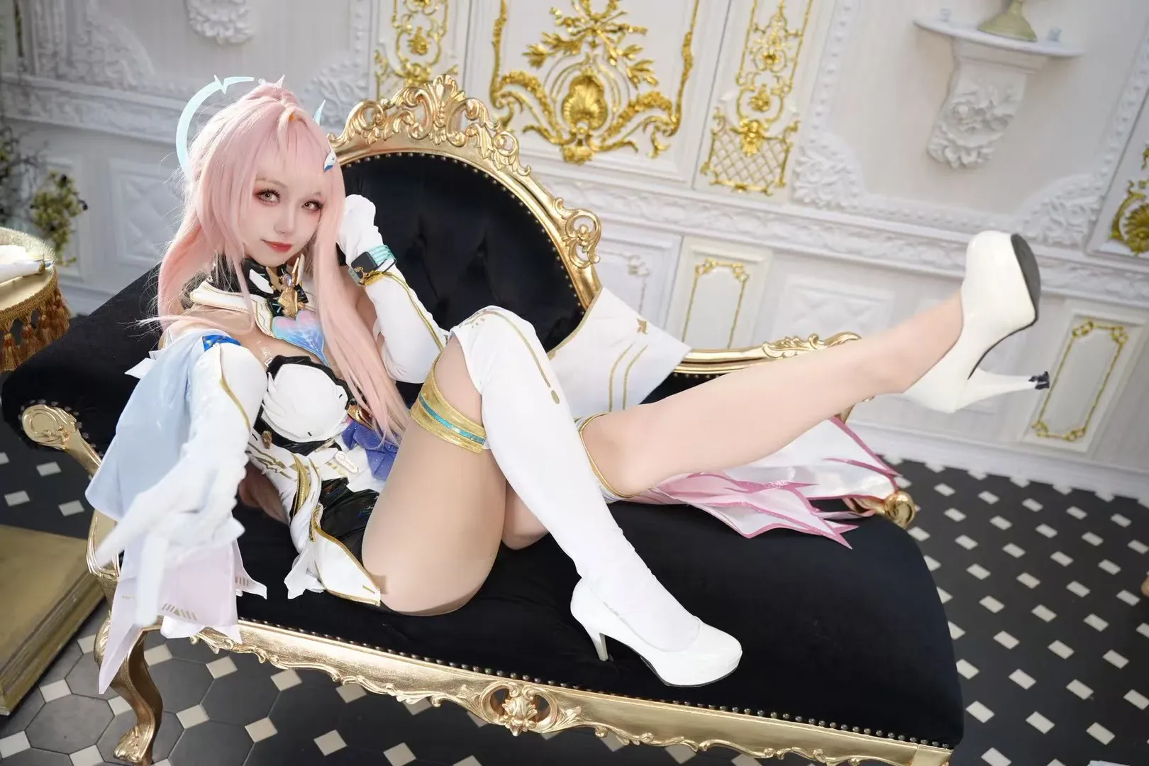 Wuthering Waves, Aemeath Cosplay, Honkai: Star Rail, Tall boots, European court style - Image 3
