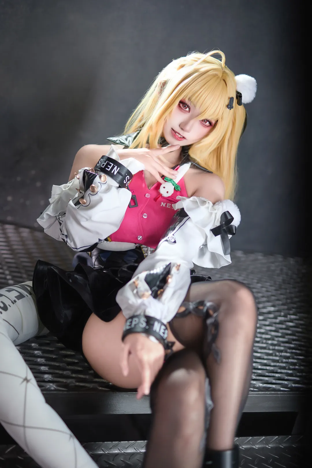 絕區零, 希希芙cos, cosplay, 工業風攝影, 黑絲