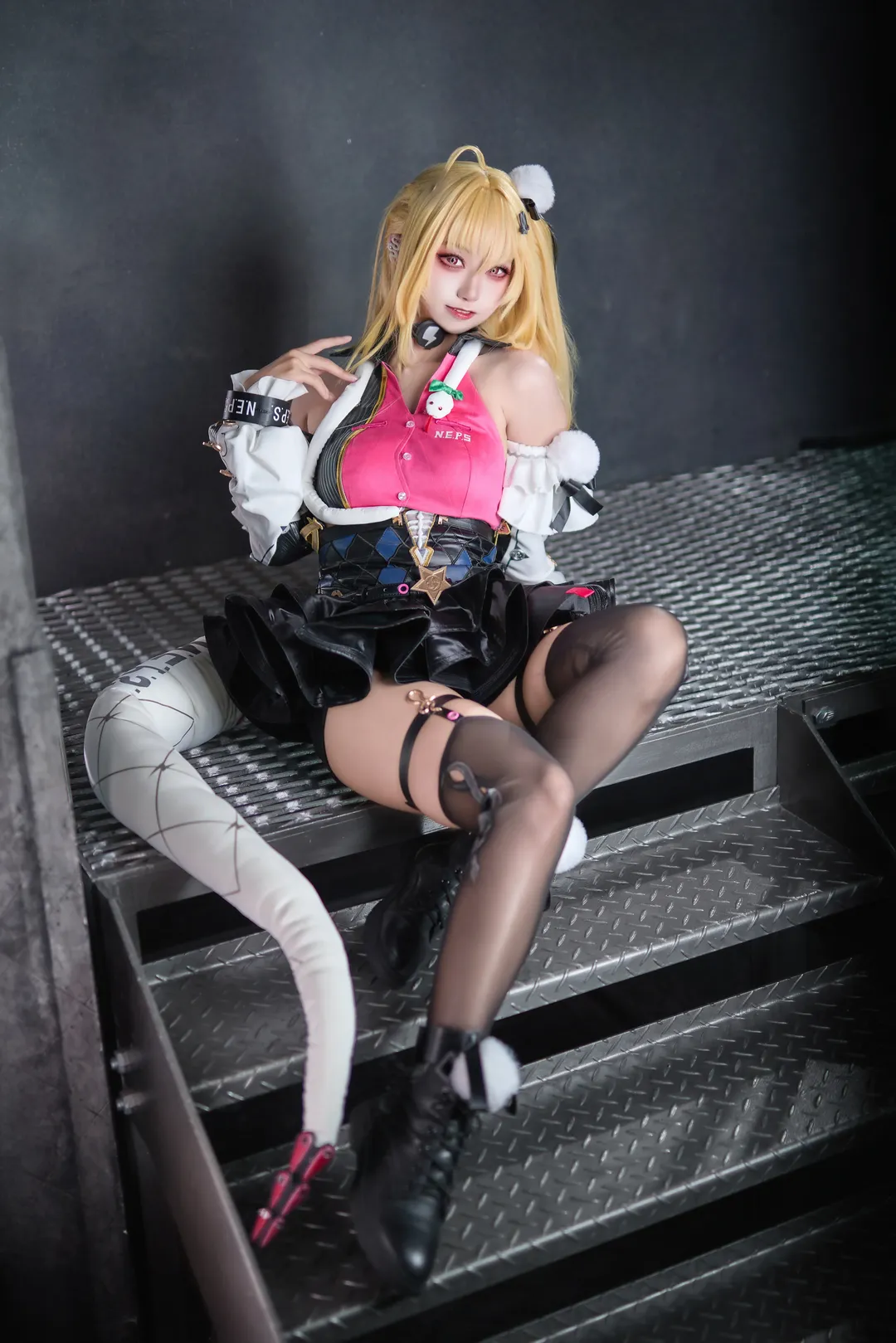 绝区零, 希希芙cos, cosplay, 工业风摄影, 黑丝 - 第3张