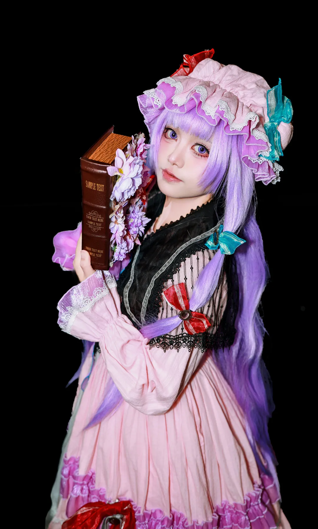 东方project, 二次元cosplay, 帕秋莉cos, 紫发少女, 洛丽塔服饰 - 第1张