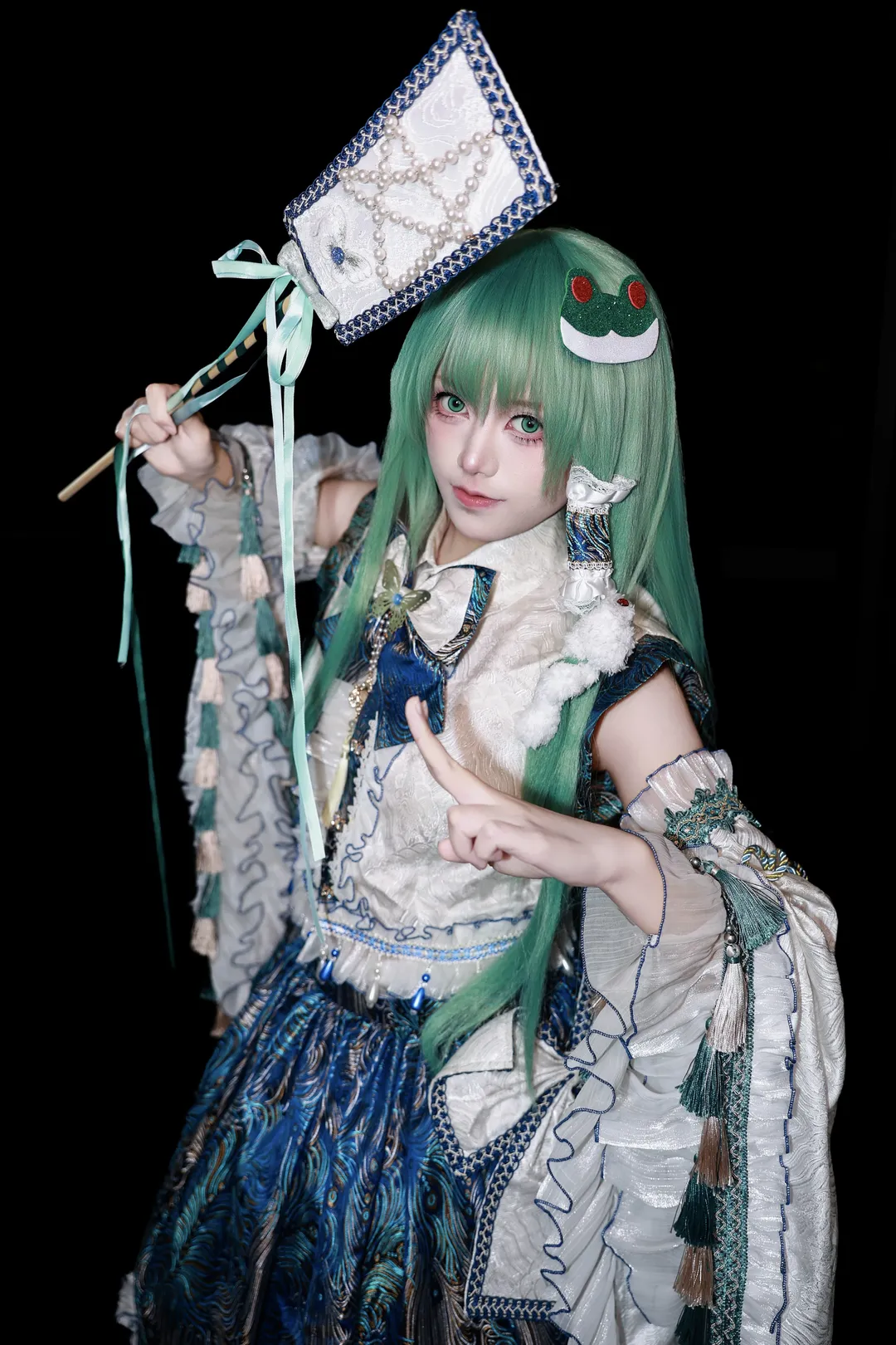 东方Project, 东风谷早苗cos, cosplay摄影, 现人神风, 二次元时尚 - 第2张