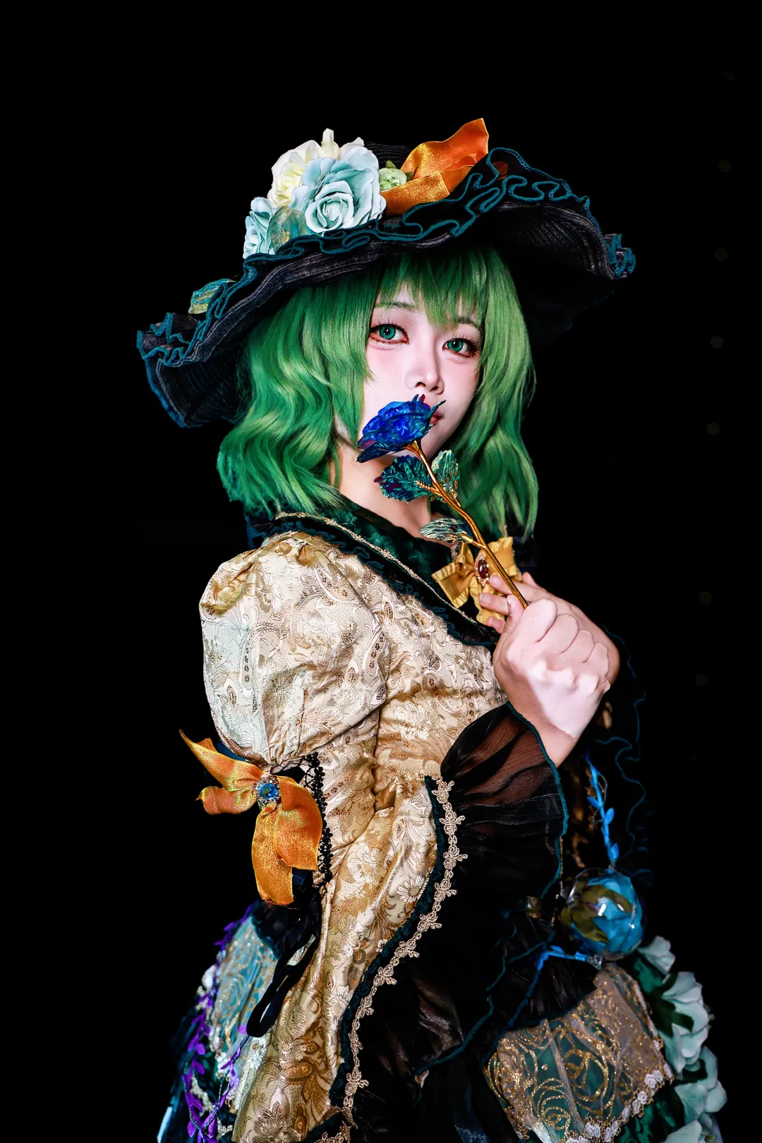 東方project, 古明地戀cos, cosplay攝影, 復古洋裝, 妖怪少女