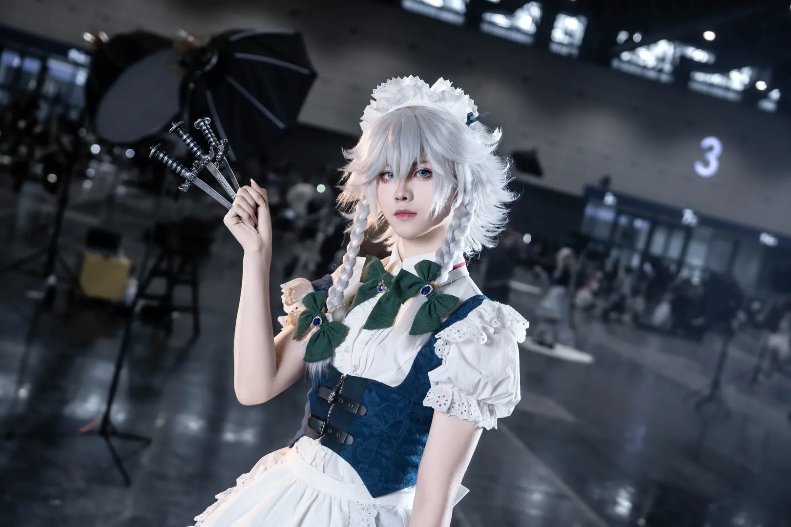 Touhou Project, Anime convention, White stockings, Maid outfit cosplay, First cosplay - Image 6