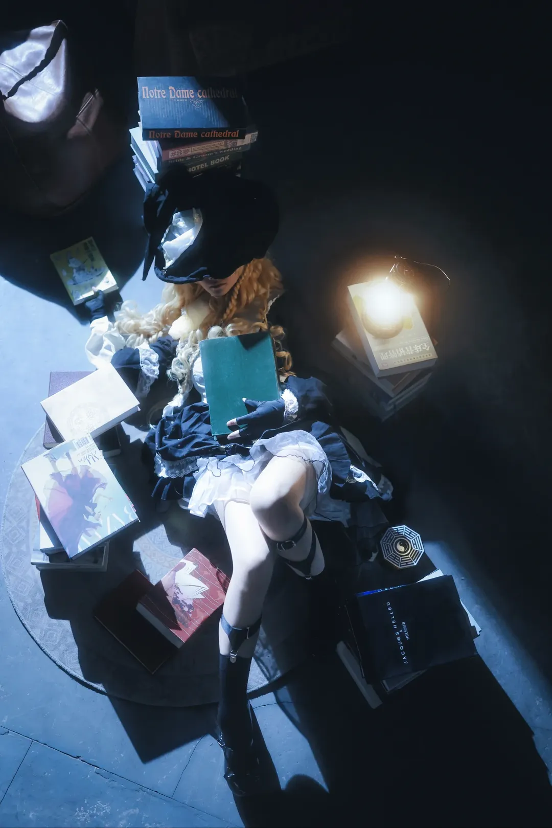 东方project, 魔法使, 雾雨魔理沙cos, 摄影棚拍摄, 白丝 - 第1张