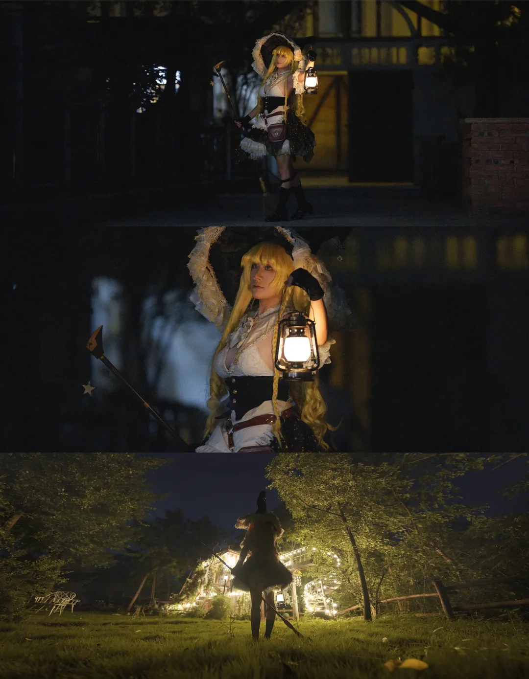 東方Project, 魔法少女, 霧雨魔理沙 コスプレ, 魔女, 黒ストッキング - 5枚目