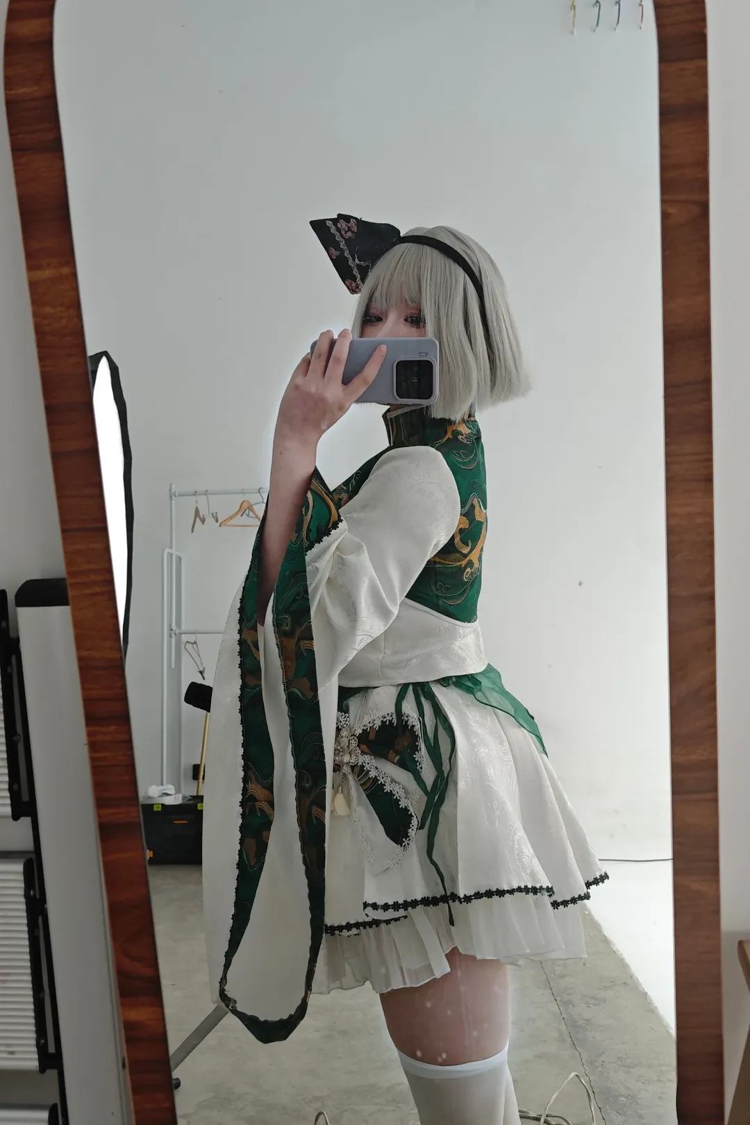 东方project, 魂魄妖梦cos, cosplay摄影, 白丝出片, 改良中式国风