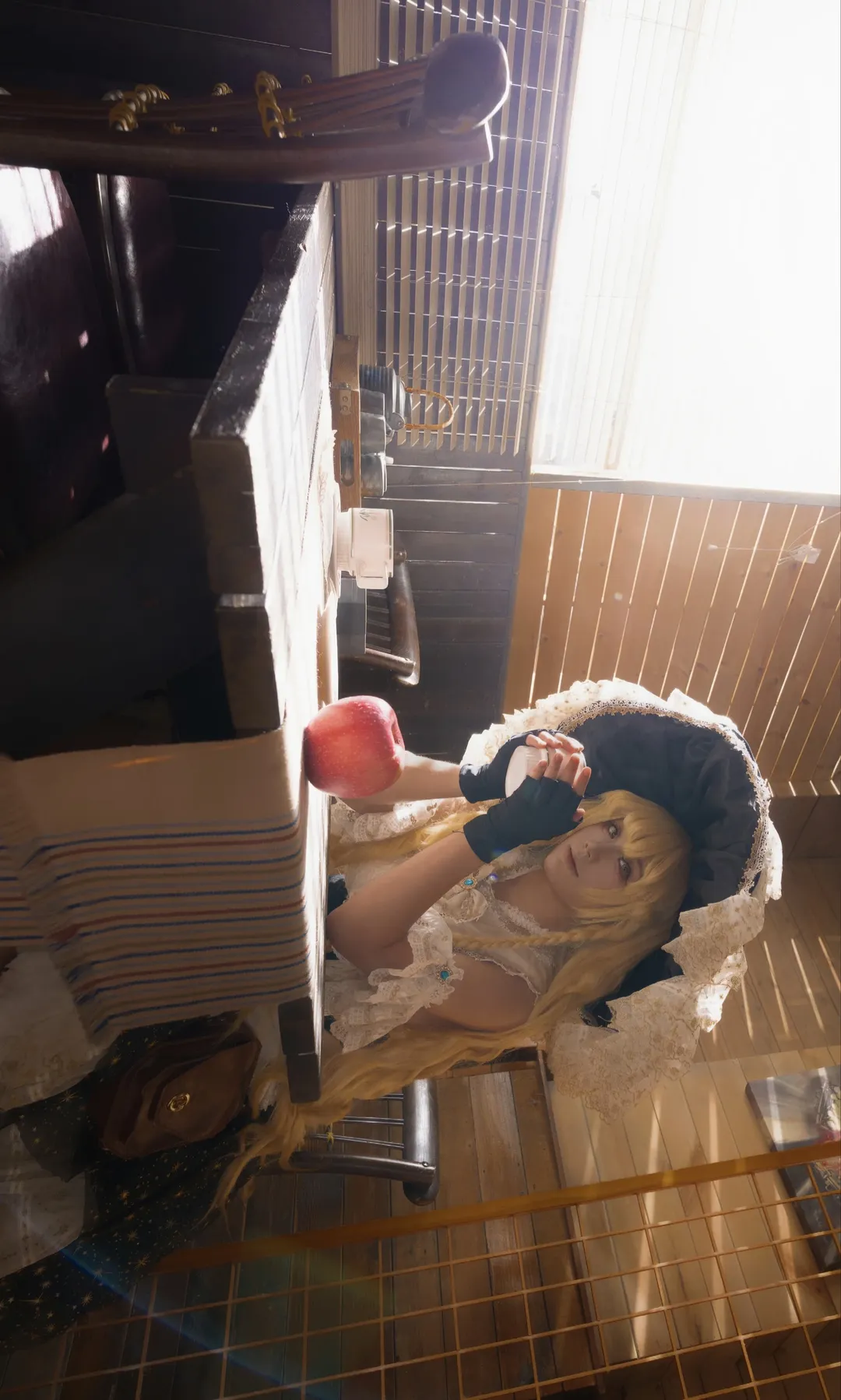 东方project, 雾雨魔理沙cos, 复古写真, 丝袜cos, 故事感摄影 - 第3张