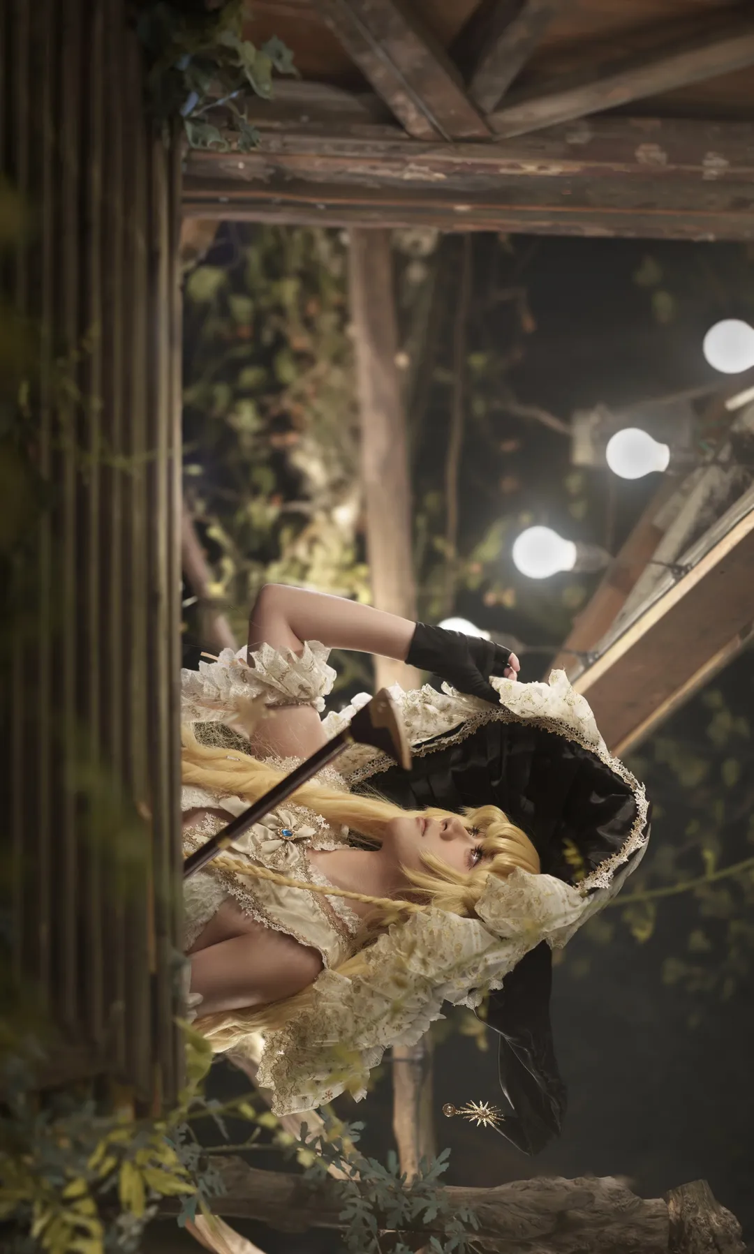 东方project, 雾雨魔理沙cos, 复古写真, 丝袜cos, 故事感摄影 - 第4张