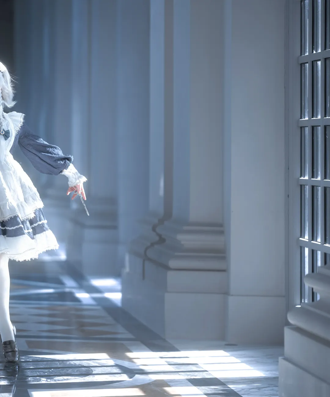东方Project, 十六夜咲夜cos, cosplay摄影, 女仆装cos, 白丝cos - 第3张