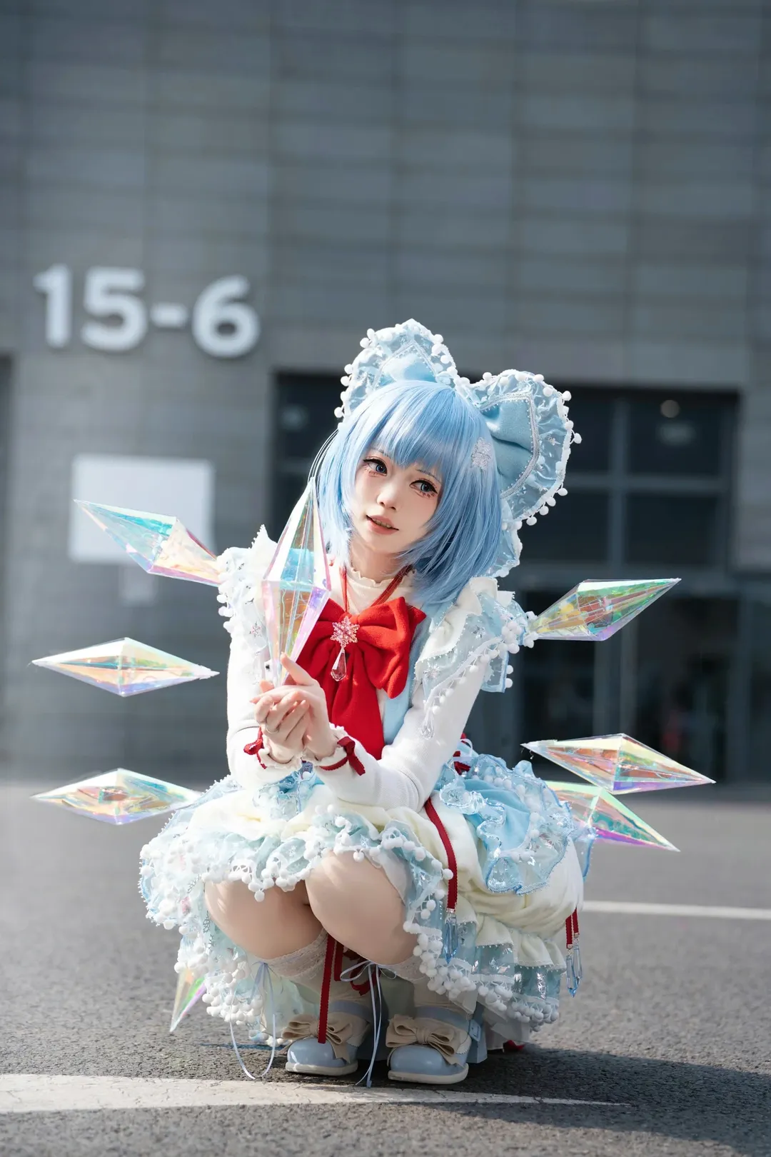 cosplay, 场照, 东方project, 白丝, 琪露诺cos - 第4张