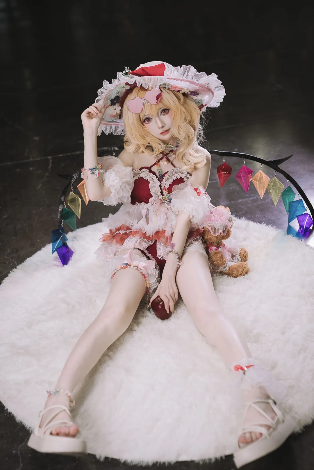 东方project, 漫展返图, 二次元cosplay, 芙兰朵露cos, 金发洋装 - 第8张