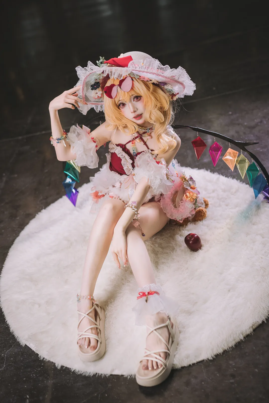 东方project, 漫展返图, 二次元cosplay, 芙兰朵露cos, 金发洋装 - 第9张