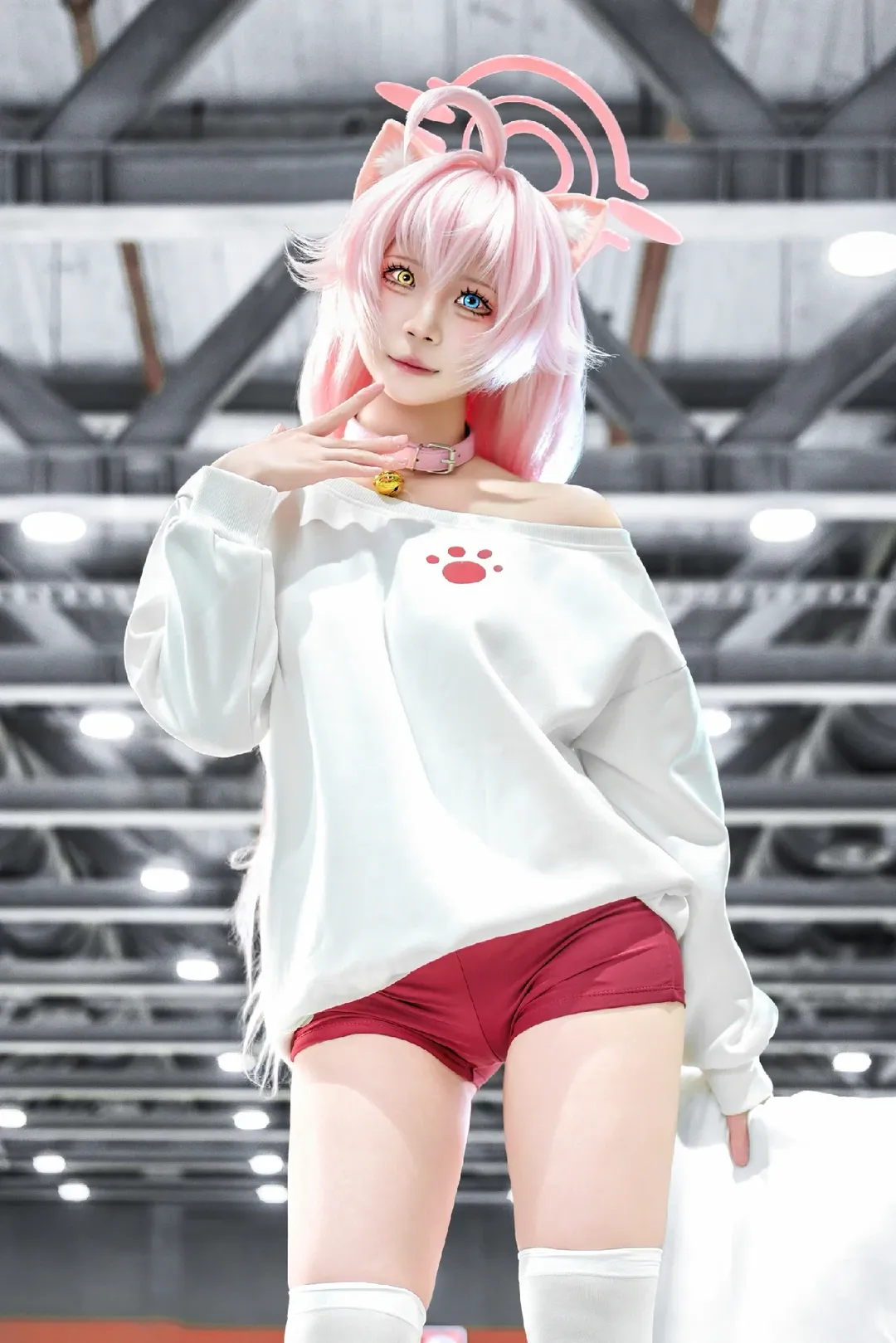 蔚蓝档案, 萤火虫漫展, 小鸟游星野cos, cosplay场照, 兽耳少女 - 第2张