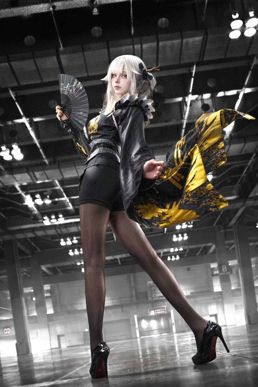 cosplay, 碧蓝航线, 场照, 布兰儿cos, 黑丝