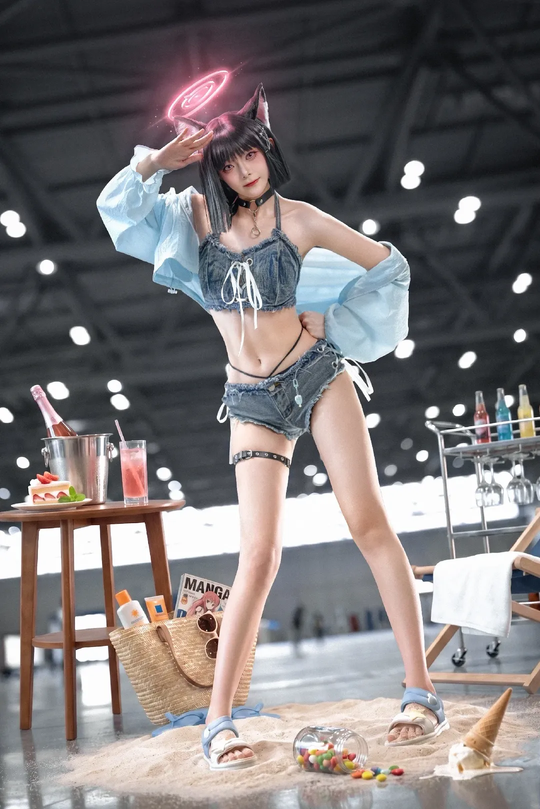 蔚蓝档案, 漫展场照, 杏山和纱cos, cosplay返图, 二次元发现计划