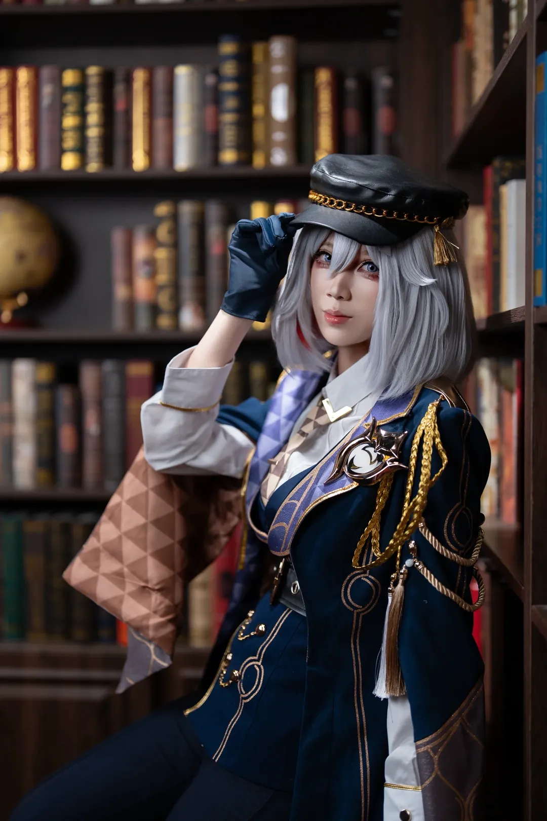 コスプレ, 崩壊：スターレイル, レトロな書斎, トパーズ コスプレ, ストッキングコーデ - 11枚目