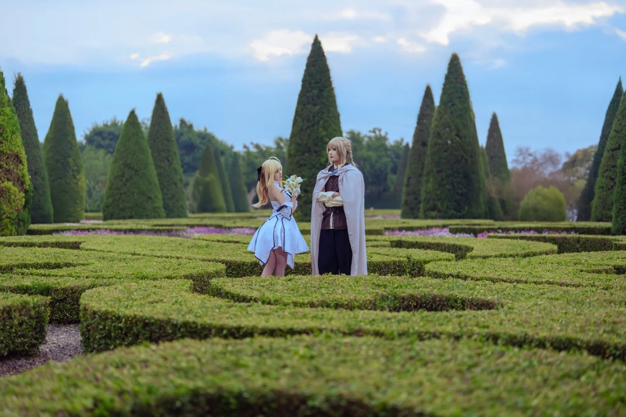 Fate, Saber cos, 外景正片, 小贝cos, 迷宫大场景