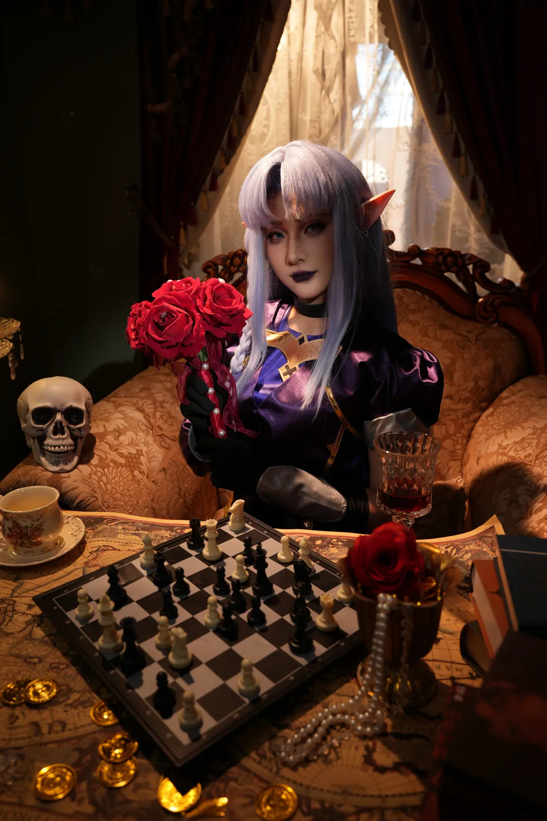 Fate, FGO, cosplay摄影, 暗黑哥特风, 美狄亚cos - 第2张