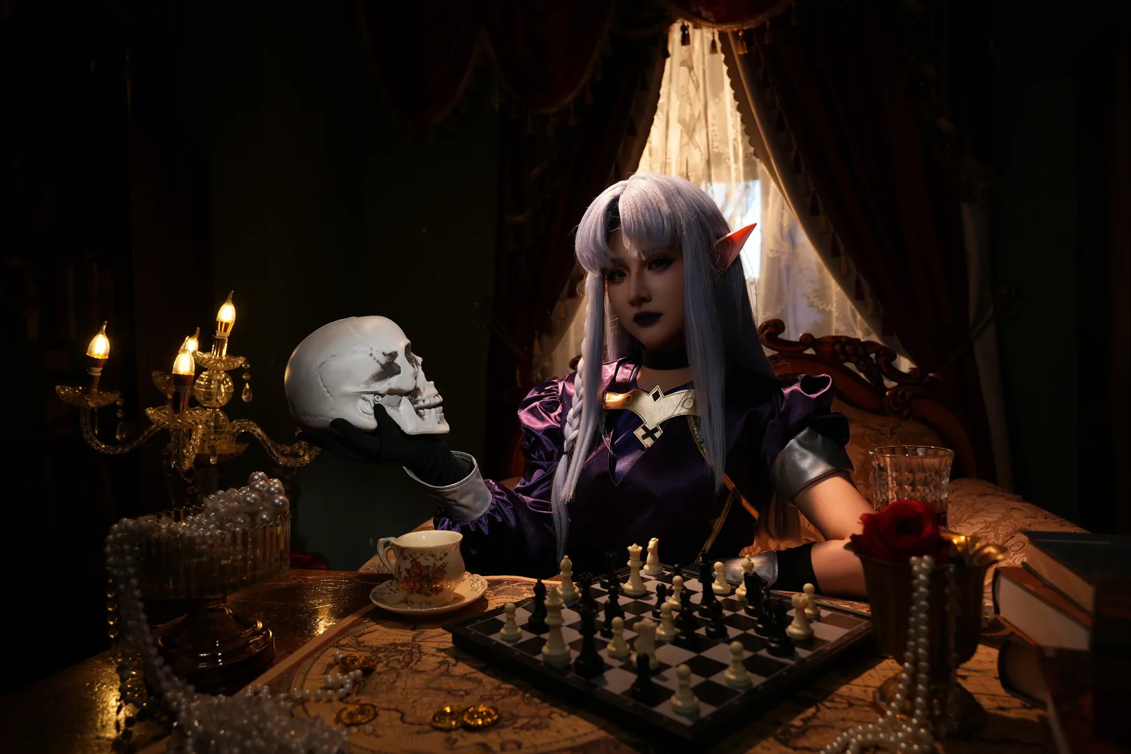 Fate, FGO, cosplay摄影, 暗黑哥特风, 美狄亚cos - 第4张