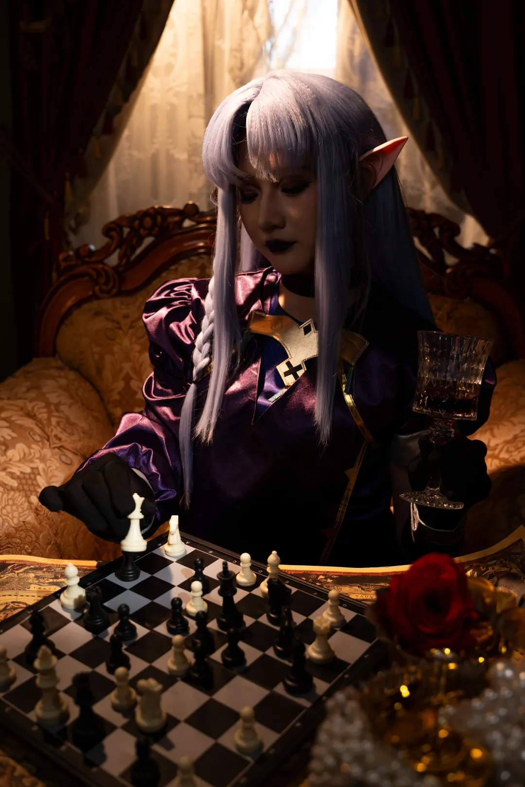 Fate, FGO, cosplay摄影, 暗黑哥特风, 美狄亚cos - 第5张