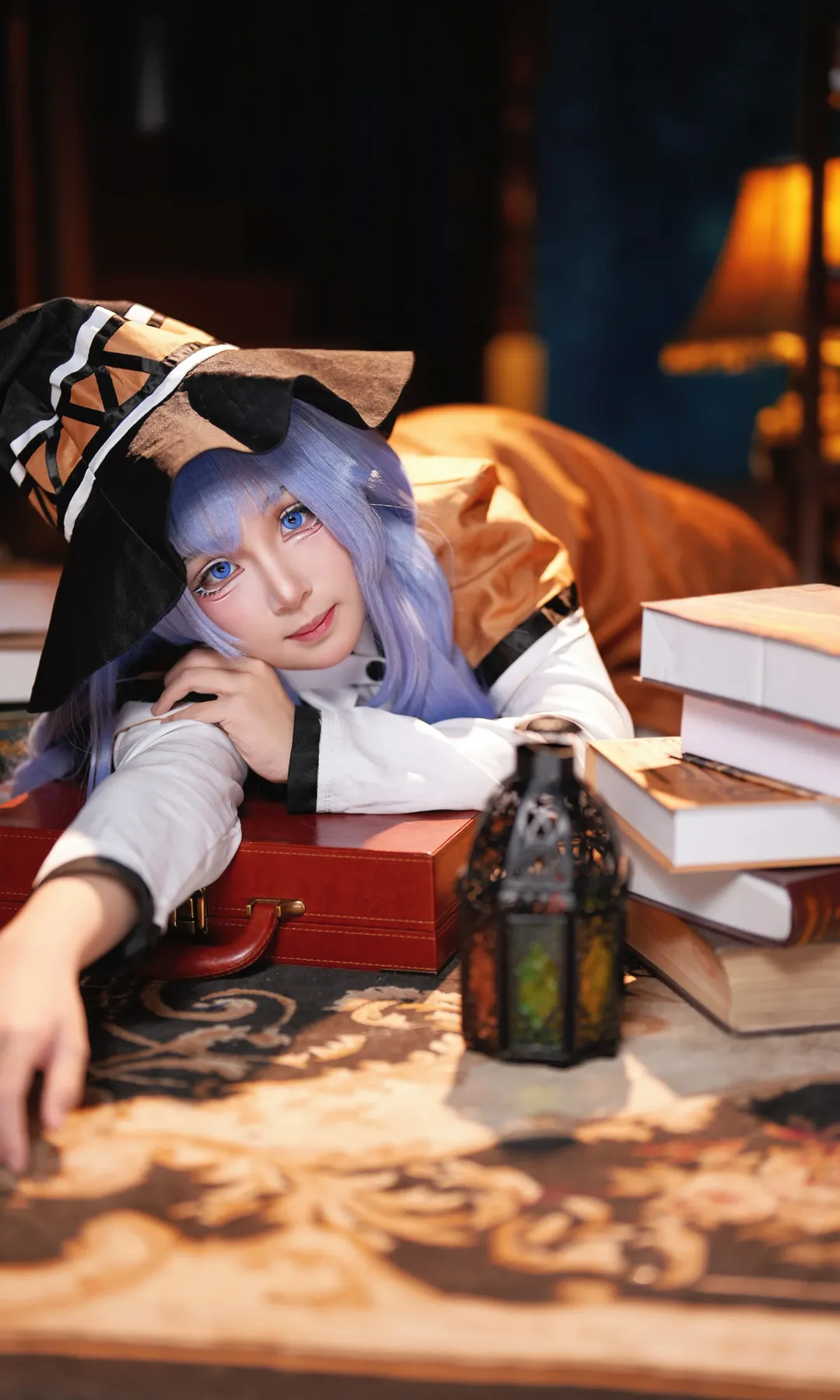 复古书房, 蓝发少女, 洛琪希cos, 无职转生, 奇幻冒险 - 第4张