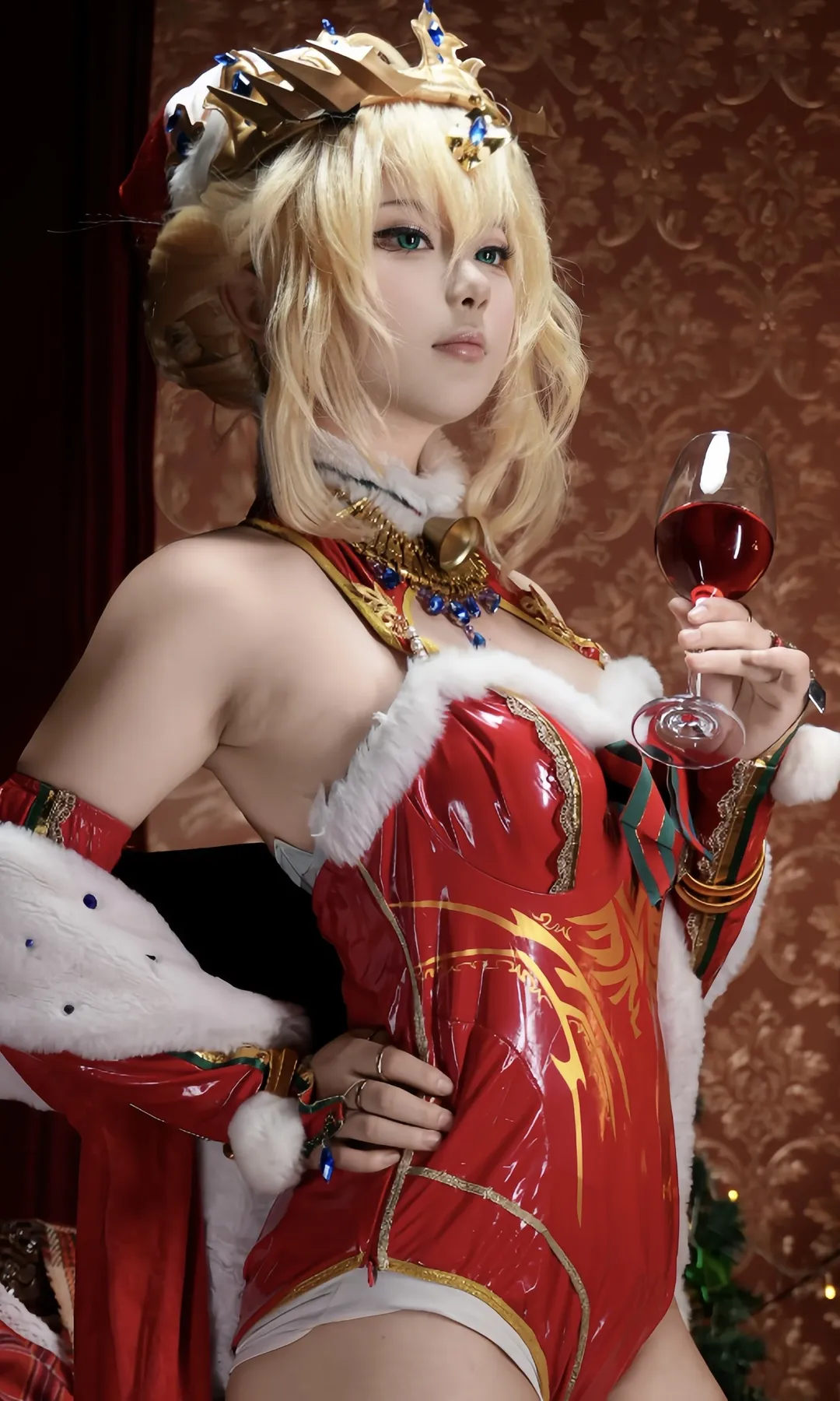fgo, cosplay正片, 圣诞cosplay, 阿尔托莉雅·潘德拉贡cos, 命运-冠位指定
