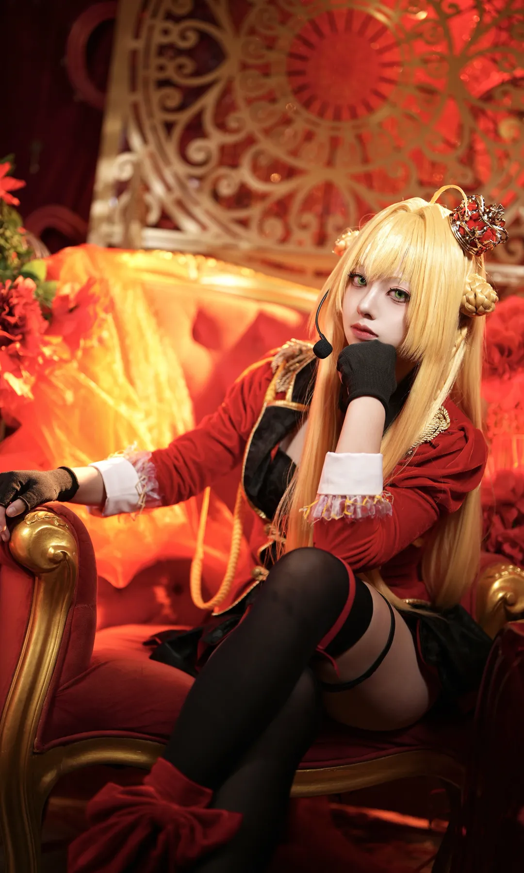 cosplay, cos正片, Fate, 尼禄cos, 黑丝 - 第3张