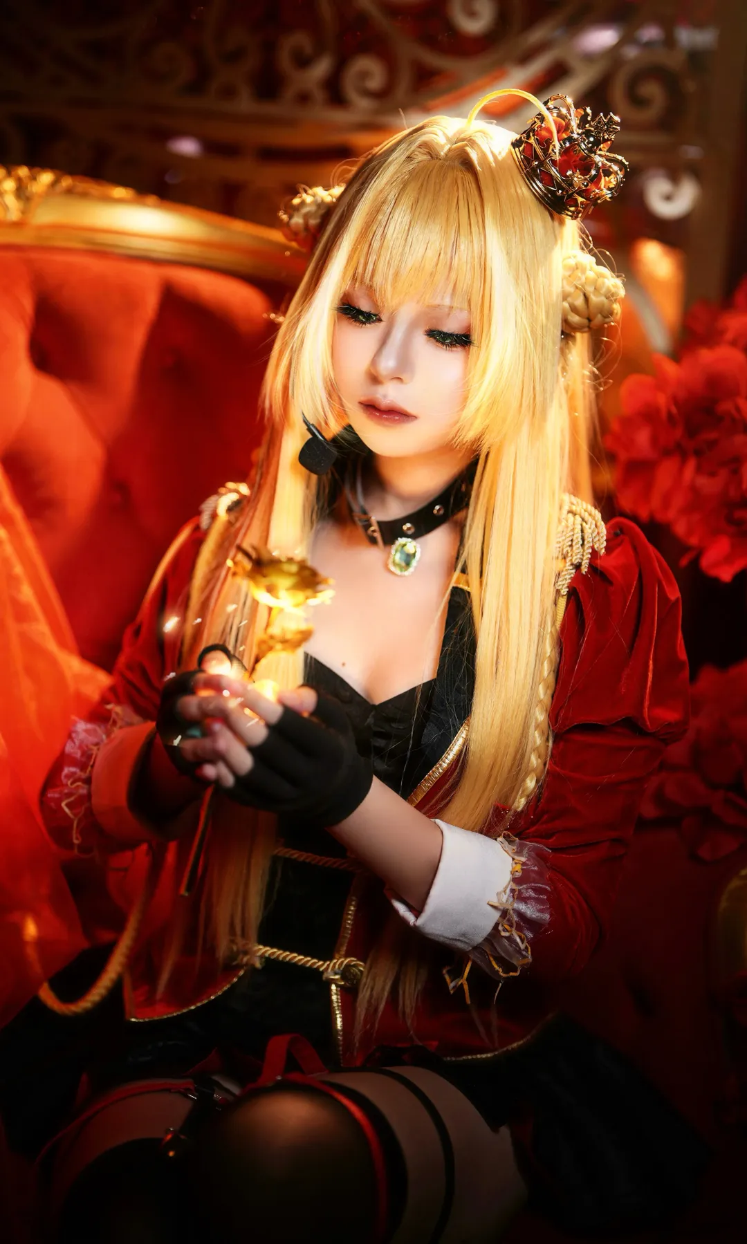 cosplay, cos正片, Fate, 尼禄cos, 黑丝 - 第5张