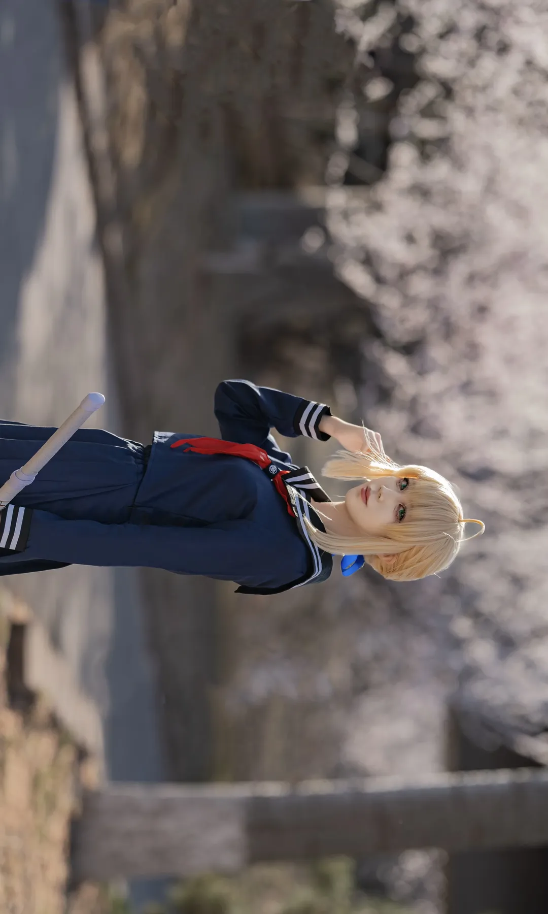 cos正片, 阿尔托莉雅cos, Fate, 白丝, jk制服 - 第10张