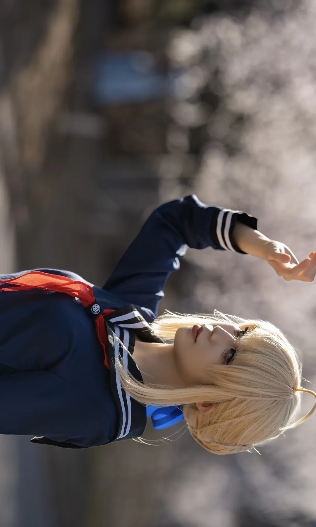 cos正片, 阿尔托莉雅cos, Fate, 白丝, jk制服 - 第11张