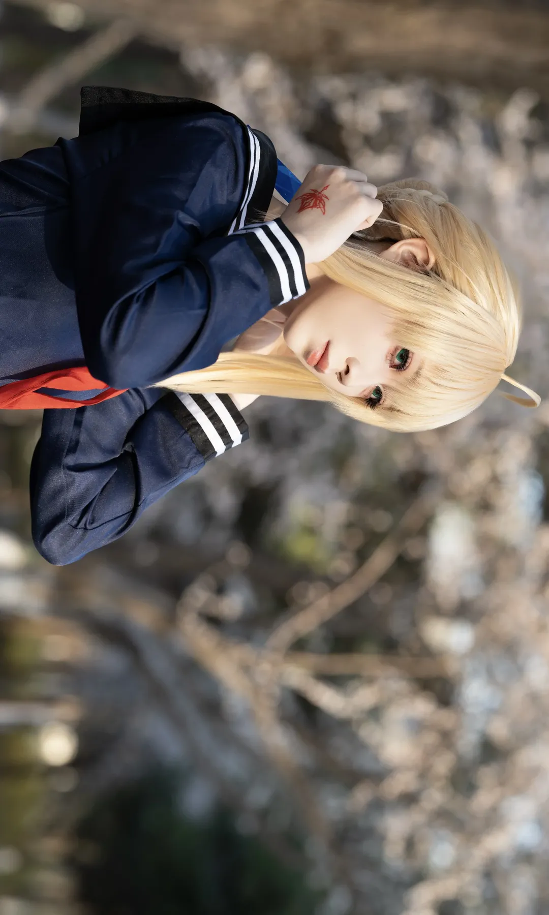 cos正片, 阿尔托莉雅cos, Fate, 白丝, jk制服 - 第12张