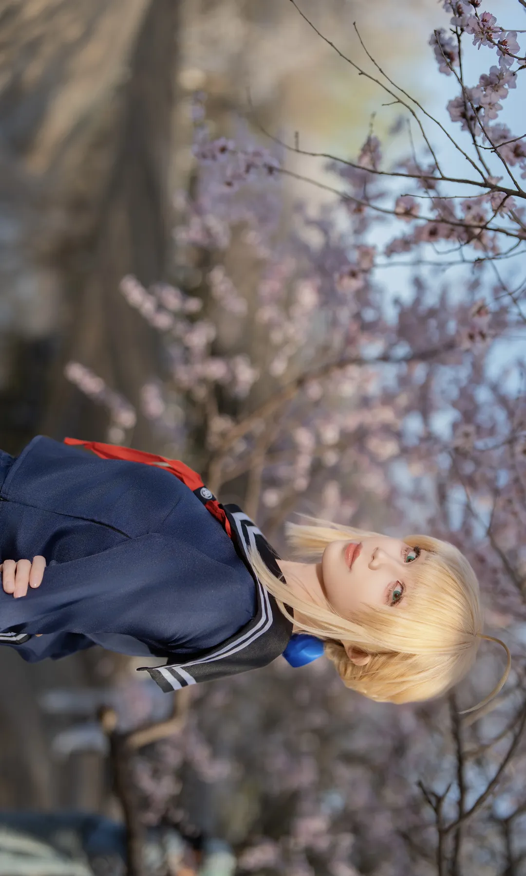 cos正片, 阿尔托莉雅cos, Fate, 白丝, jk制服 - 第14张