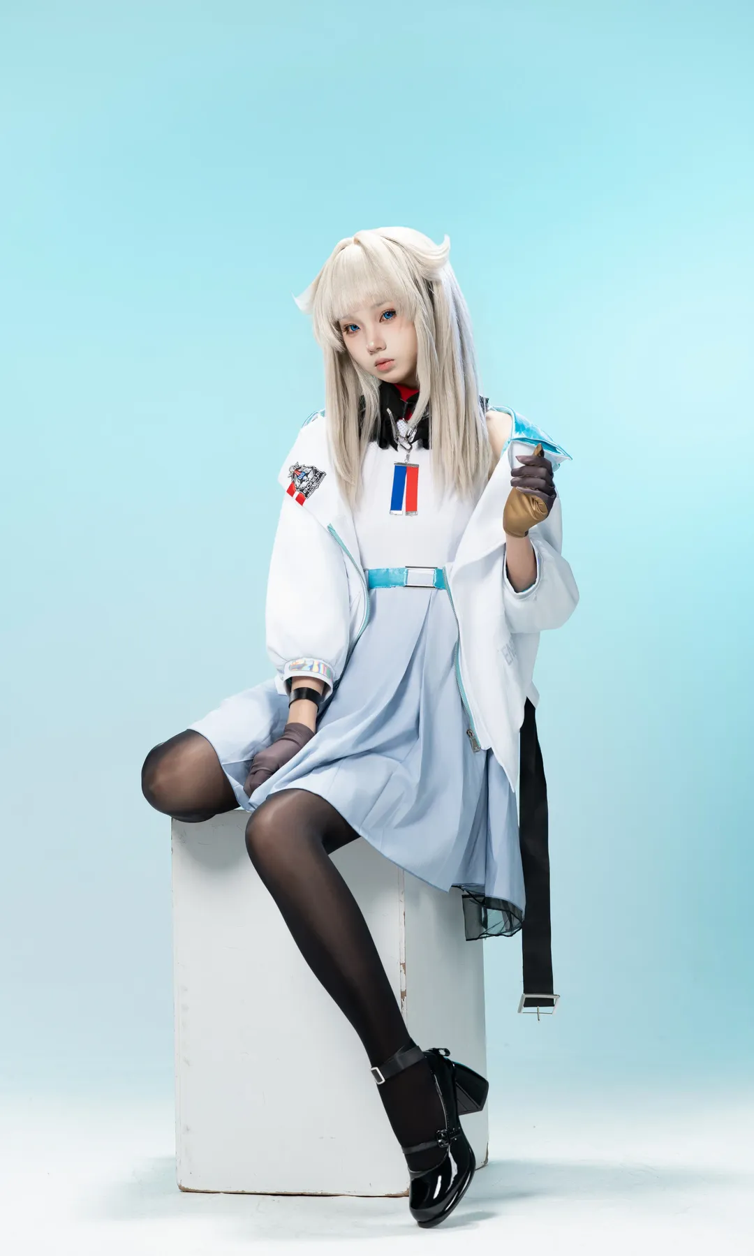 アークナイツ：エンドフィールド, ポーズ参考, スタジオ撮影, ペリカ コスプレ, ストッキングコスプレ - 7枚目