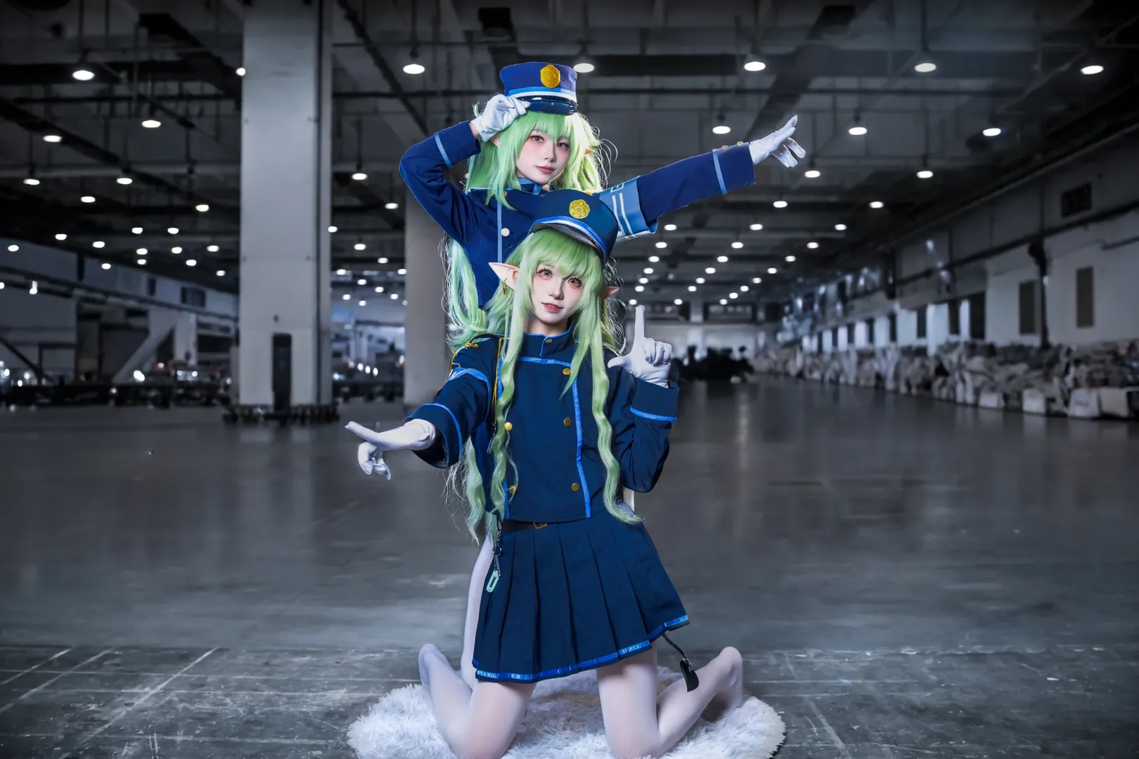 二次元撮影, ブルーアーカイブ, ストッキング コスプレ, メロンキッズコスプレ, 青島JSTアニメコンベンション